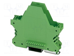 Enclosure base; with terminals; green; UL94V-0; ME 22,5; X: 84.8mm
