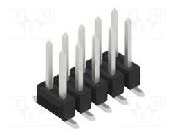 Connector: pin strips; pin header; male; PIN: 10; 2.54mm; SMT; 2x5
