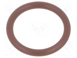 O-ring gasket; FPM; D: 2mm; Øint: 14mm; brown; -20÷200°C