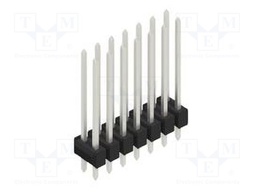 Connector: pin strips; pin header; male; PIN: 14; 2.54mm; THT; 2x7