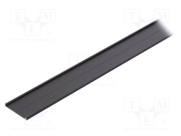 Cover; black; 1m; aluminium; Application: VARIO30-08; anodized
