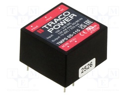Converter: AC/DC; 5W; Uout: 15VDC; Iout: 333mA; 83%; Mounting: PCB