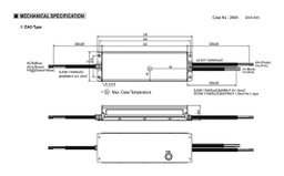 Power supply: switched-mode; LED; 315W; 30÷56VDC; 5570÷7420mA