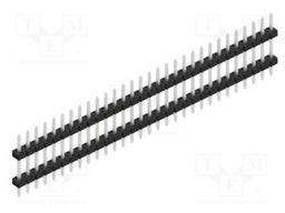 Connector: pin strips; pin header; male; PIN: 30; 2mm; THT; 1x30
