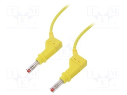 Connection cable; PVC; 1m; yellow; 32A; Type: with sliding cover