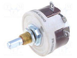 Potentiometer: shaft; single turn; 3.5kΩ; 25W; 6.35mm; wirewound