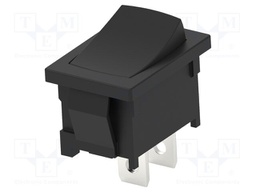 Switch: ROCKER; Pos: 2; SPST; 16A/125VAC; 16A/12VDC; Illumin: none