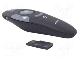 Presenter; black; USB A plug; 2.4GHz; 10m