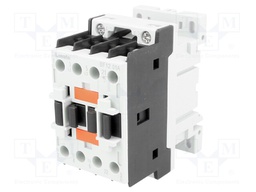 Contactor: 3-pole; NO x3; Auxiliary contacts: NC; 230VAC; 12A; DIN