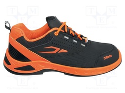 Shoes; Size: 42; orange-black; microfiber; FITEVOLUTION