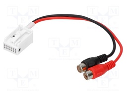 Aux adapter; RCA; Citroën,Peugeot