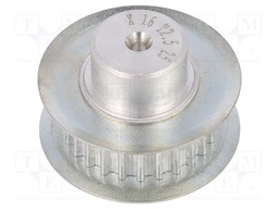 Belt pulley; T2.5; W: 4; 6mm; whell width: 16mm; Ø: 9.35mm; aluminium