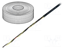 Wire: motor; chainflex® CF34.UL.D; 4G2,5mm2; black; stranded; Cu