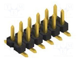 Connector: pin strips; pin header; male; PIN: 12; 2.54mm; SMT; 2x6
