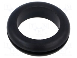 Grommet; black; UL94HB; TPR