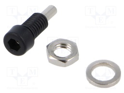 Socket; 2mm banana; 10A; 60VDC; Overall len: 17mm; black; insulated