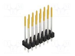 Connector: pin strips; pin header; male; PIN: 14; 2.54mm; THT; 2x7