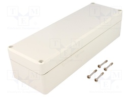 Enclosure: multipurpose; X: 80mm; Y: 240mm; Z: 60mm; EUROMAS II; ABS