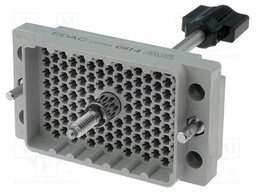 Connector: rectangular; plug; hermaphrodite; Mat: polycarbonate