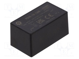 Converter: AC/DC; 10.2W; 85÷305VAC; Usup: 100÷430VDC; Uout: 12VDC