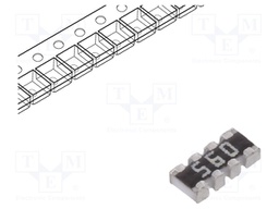 Resistor network: Y; 56Ω; SMD; 0804; No.of resistors: 4; 63mW; ±5%