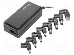 Power supply: switching; 18.5÷20VDC; 65W; 100÷240VAC; desktop