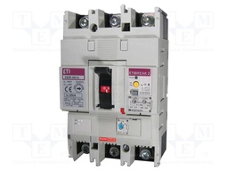 Power breaker; Poles: 3; screw type; Inom: 160A; 525VAC; IP20; MCCB