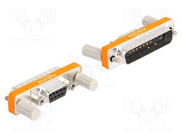 Adapter; D-Sub 25pin plug,D-Sub 9pin socket