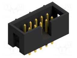 Connector: pin strips; pin header; male; PIN: 10; 2.54mm; THT; 2x5