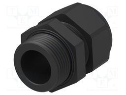 Cable gland; without nut; PG16; IP68; Mat: polyamide; black