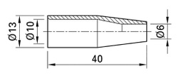 Transparent; 40mm; Accessories: protection; for banana sockets