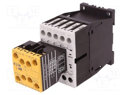 Contactor: 3-pole; NO x3; Auxiliary contacts: NC x2,NO,NO + NC