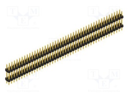 Connector: pin strips; pin header; male; PIN: 90; 2mm; THT; 2x45