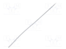 Heat shrink sleeve; flexible; 2: 1; 1.6mm; L: 10m; transparent