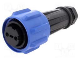 Connector: circular; plug; female; PIN: 2; Buccaneer 900; for cable