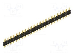 Connector: pin strips; pin header; male; PIN: 44; 2mm; THT; 1x44