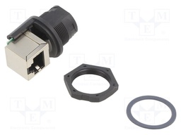 Coupler; PIN: 8; Cat: 5e; Layout: 8p8c; RJ45 socket,both sides; IP67
