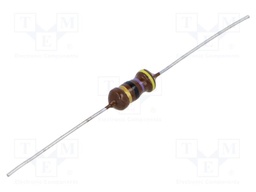 Inductor: wire; THT; 47uH; 800mA; 500mΩ; Ø5.2x12mm; ±5%; 5MHz; Q: 40