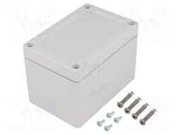 Enclosure: multipurpose; X: 82mm; Y: 122mm; Z: 85mm; TG ABS; ABS; grey