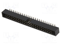 Socket; IDC; male; PIN: 50; vertical; SMT; gold flash; 2mm