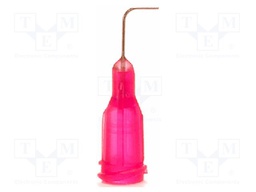 Needle: steel; 0.5"; Size: 25; bent at 90°; Mounting: Luer Lock