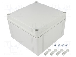 Enclosure: multipurpose; X: 200mm; Y: 200mm; Z: 132mm; FPC; IP66,IP67