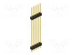 Connector: pin strips; pin header; male; PIN: 5; 2.54mm; THT; 1x5