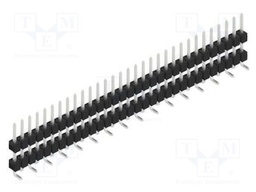 Connector: pin strips; pin header; male; PIN: 31; 2.54mm; SMT; 1x31