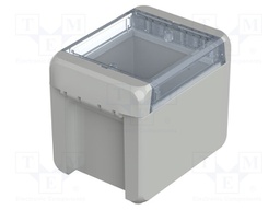 Enclosure: multipurpose; X: 80mm; Y: 113mm; Z: 90mm; BOCUBE; grey