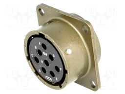 Connector: circular; MIL-C-26482, Series 1,PT; socket; female