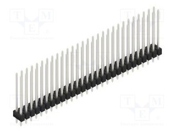 Connector: pin strips; pin header; male; PIN: 56; 2.54mm; THT; 2x28
