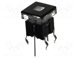 TACTILE SW, SPST, 0.05A, 12VDC, SOLDER