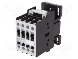 Contactor: 3-pole; NO x3; Auxiliary contacts: NC; 110÷120VAC; 18A