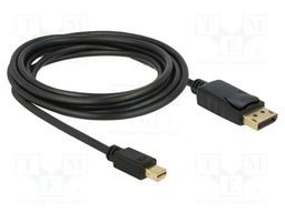 Cable; DisplayPort plug,mini DisplayPort plug; DisplayPort 1.2